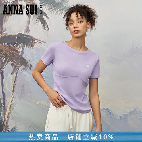 ANNASUI抗uv50+运动防晒短袖