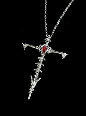 Vintage古着 Skeleton cross项链