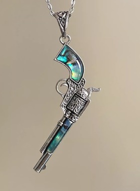 Vintage古着 Shellfish left wheel项链