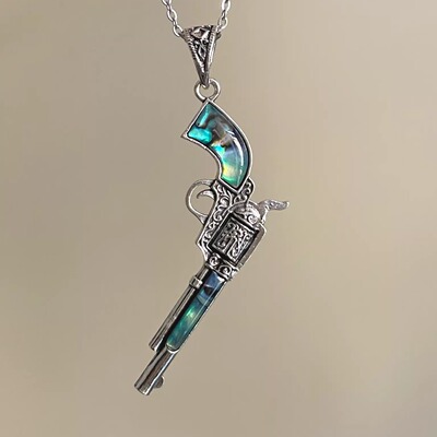 Vintage古着 Shellfish revolver项链