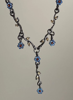 Vintage古着 Glazed orchid项链