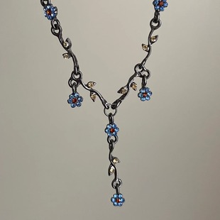 Vintage古着 Glazed orchid项链