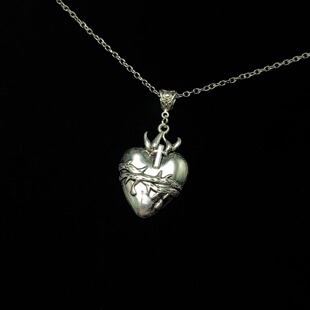 Vintage古着 The heart of thorns项链