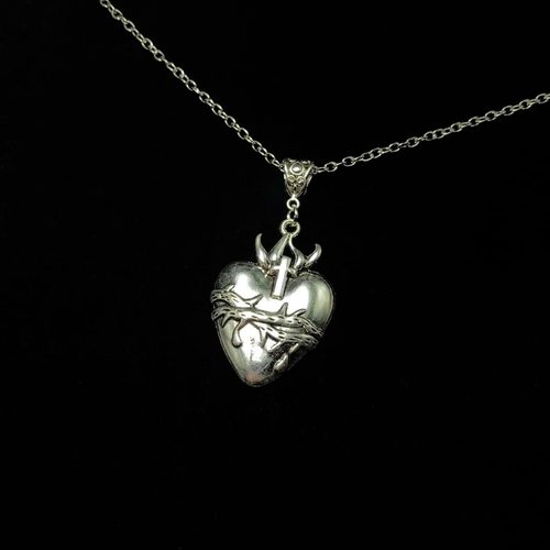 Vintage古着 The heart of thorns项链