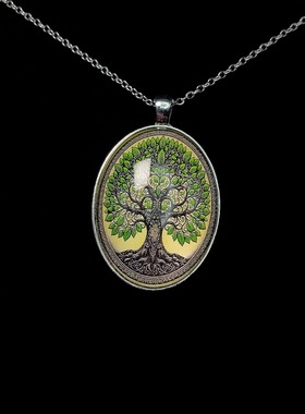 Vintage古着 The tree of life项链