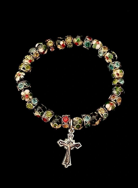 Vintage古着 Thai Blue Cross手串