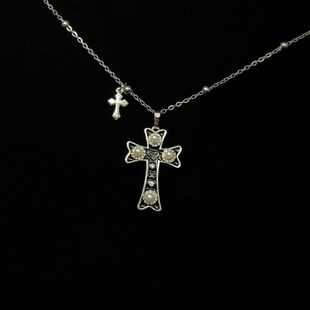 项链 Cross Vintage古着 Twin
