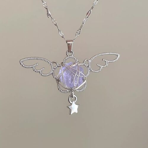 手工 Angel Wish Star项链