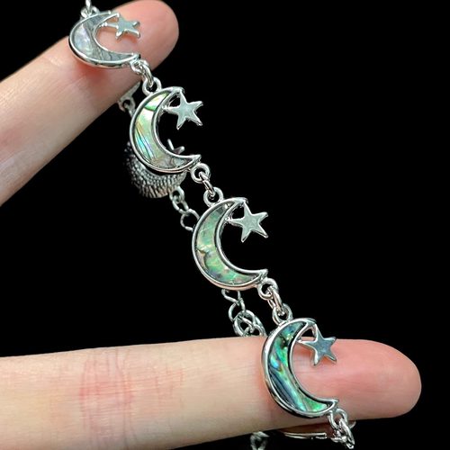 Vintage古着 Moon and Stars Aglow手链