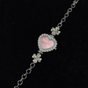 Vintage古着 leaf clover love手表 Four