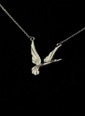 Vintage古着 Silver flying pigeon项链