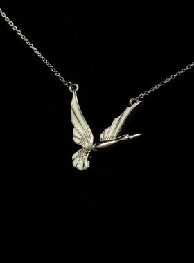 Vintage古着 Silver flying pigeon项链