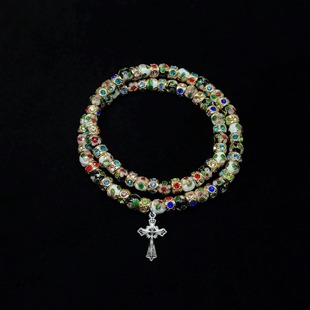 Cross项圈 Blue Vintage古着 Thai