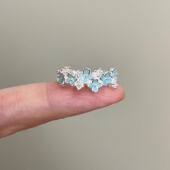 flower戒指 wisteria Vintage古着 Diamond