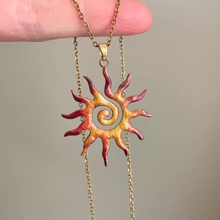 Vintage古着 Bohemian Sun项链