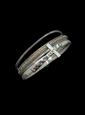 Vintage古着 Leather cross手环