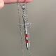 zircon Vintage古着 Red sword项链