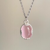 fan Vintage古着 Engraved love项链