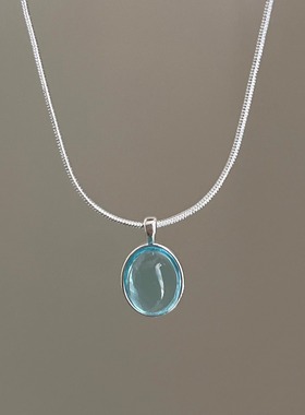 Vintage古着 Deep Blue Kiss项链