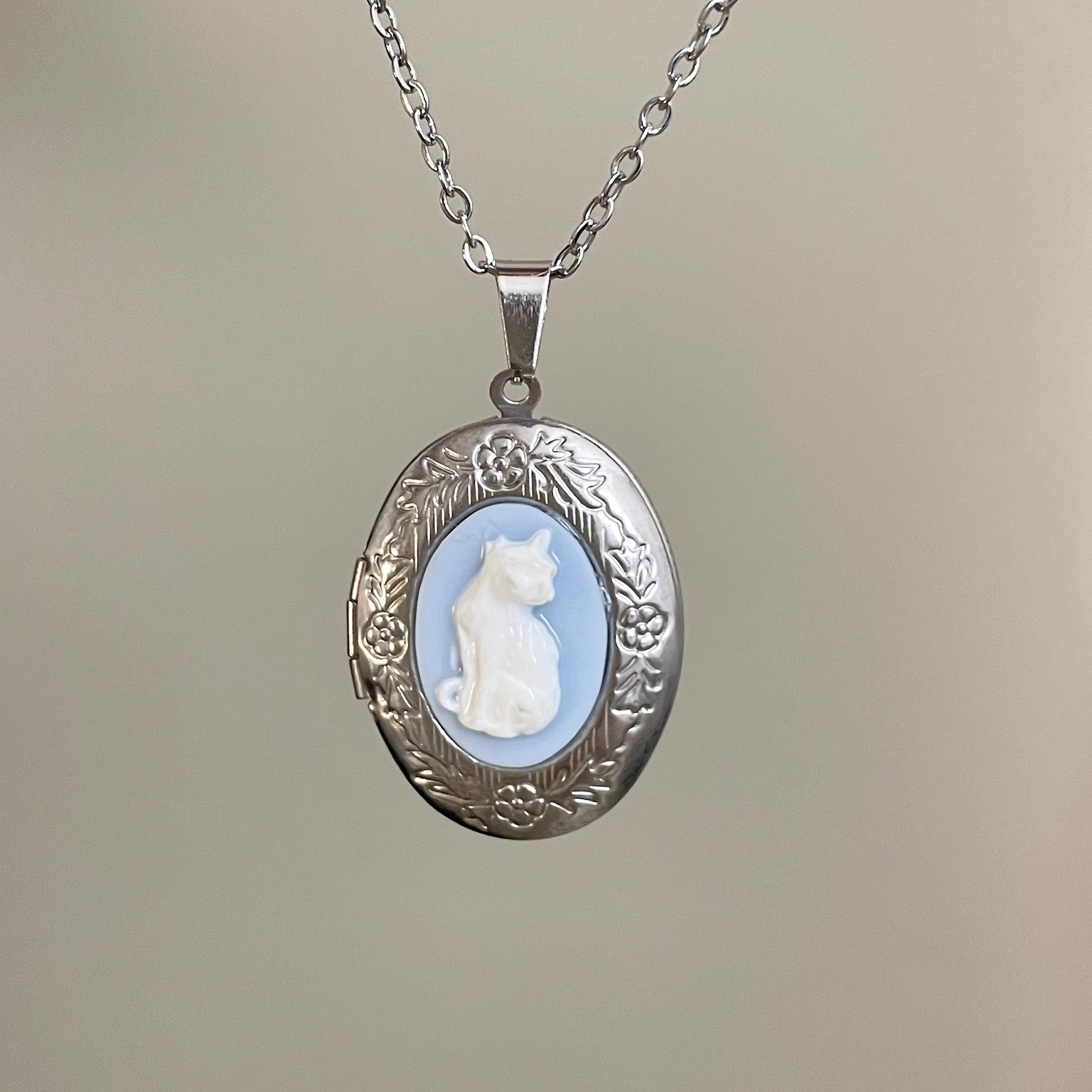 Vintage古着 Cat box项链