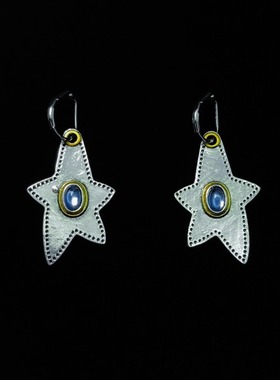 Vintage古着 Titanium steel starfish耳饰