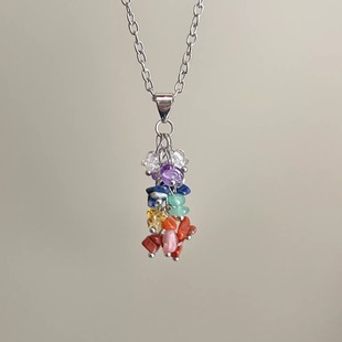 Vintage古着 Bohemian gravel项链