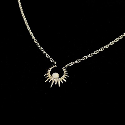 Vintage古着 Hollow Sun Star项链