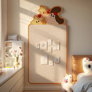 毛毡板墙贴照片墙背景板定制不伤墙照片展示墙软木板墙面装饰幼儿园相片墙壁告示留言板挂墙拍立得梦想愿景板