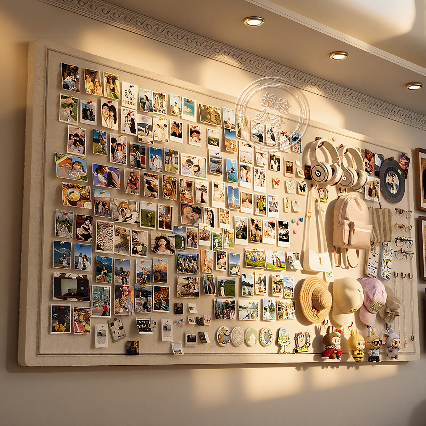 毛毡板墙贴照片墙展示墙背景板