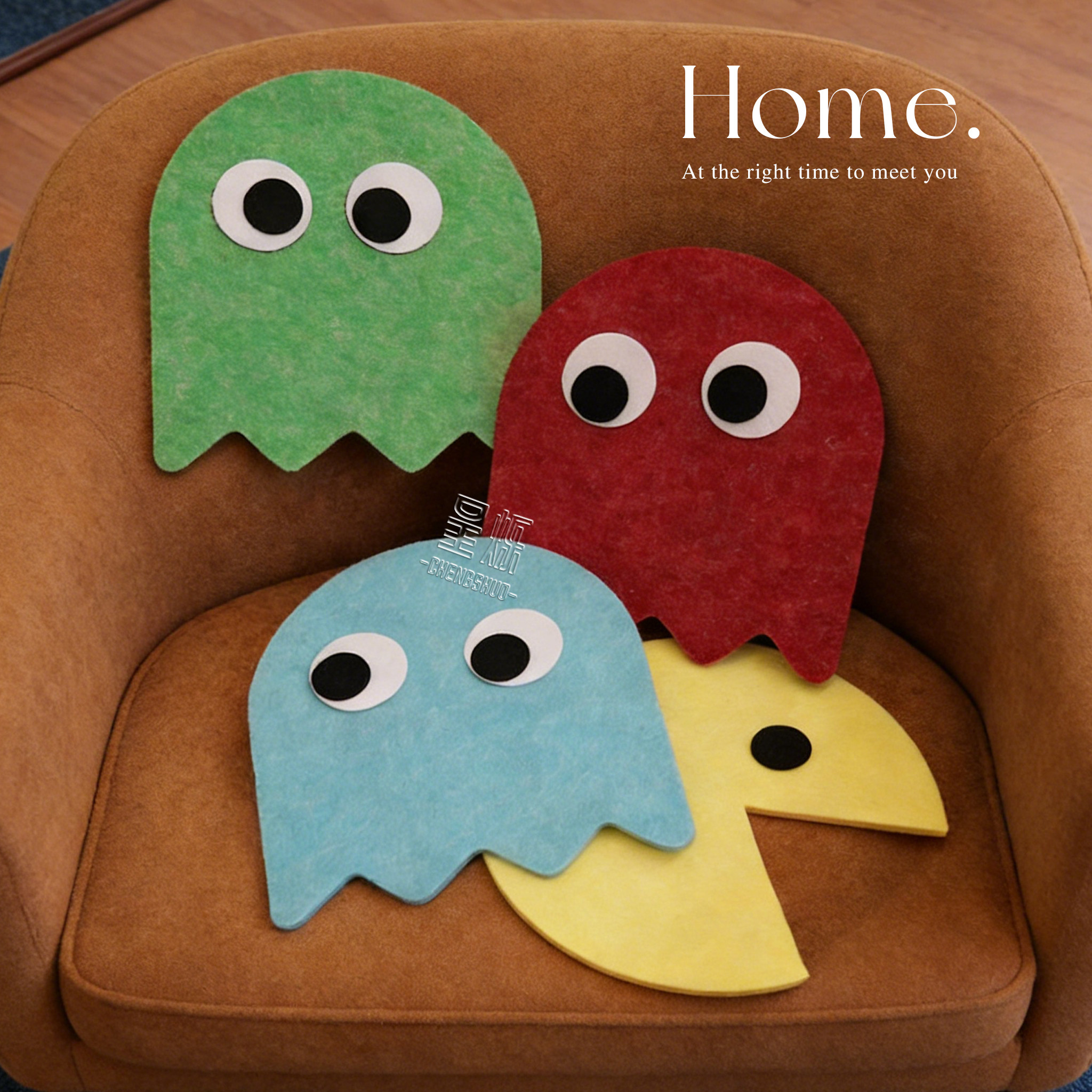 吃豆人墙面diy装饰毛毡板高级感客厅照片墙背景板毛毡墙贴照片展示墙壁趣味卧室宿舍房间布置自粘贴画软木板,文具电教/文化用品/商务用品,软木板/照片板/毛毡板,淘宝优惠券,粉丝福利购,淘宝优惠卷