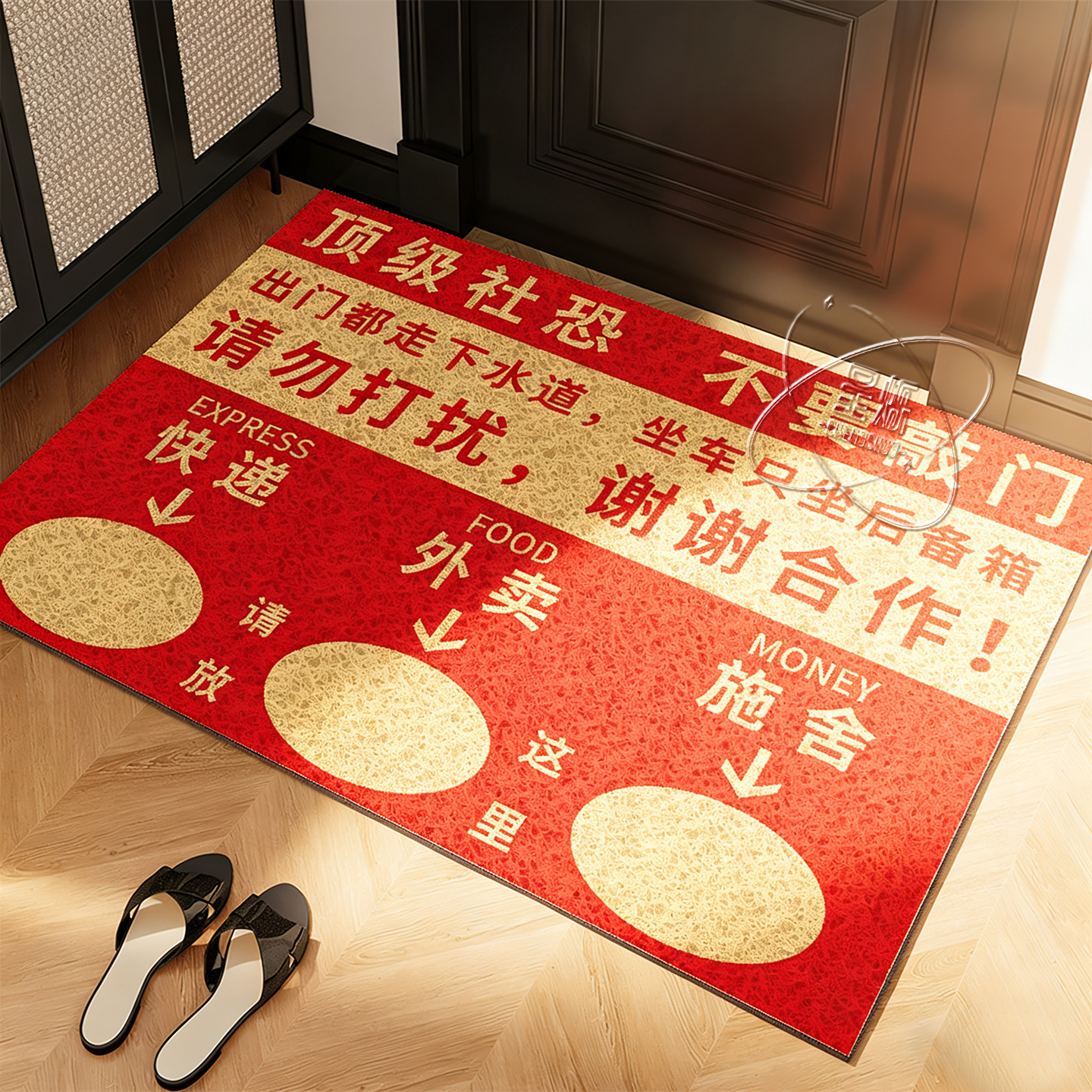 地垫入户门垫氛围感丝圈防滑耐脏