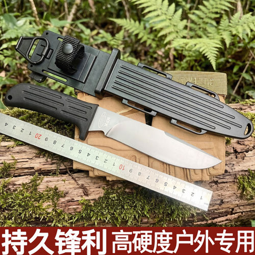 野外求生钢刀随身高硬度工艺小刀锋利水果刀露营直刀防身户外收藏
