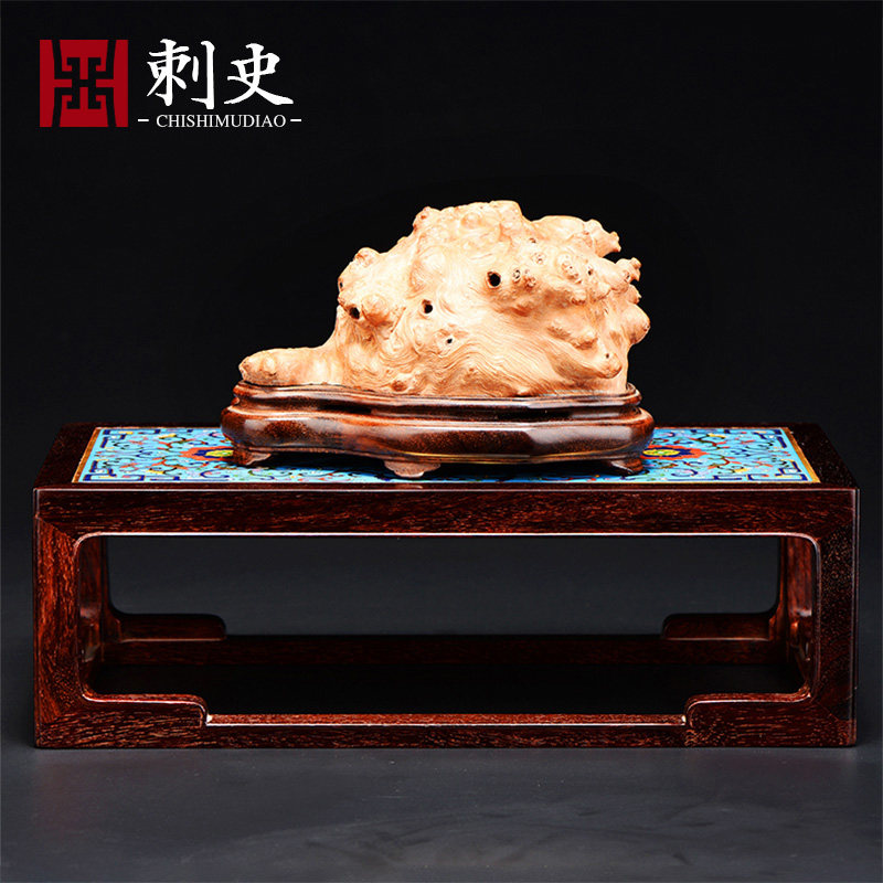 刺史案头红木香炉印度小叶紫檀