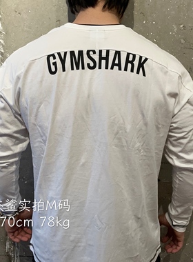 劲夫同款Gymshark RECESS纯棉男士运动健身休闲双层圆领潮流T恤