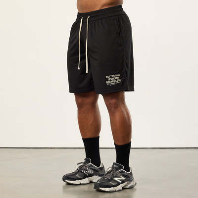 英国VANQUISH Bodybuilding男VQ运动健身休闲速干透气网眼短裤O2