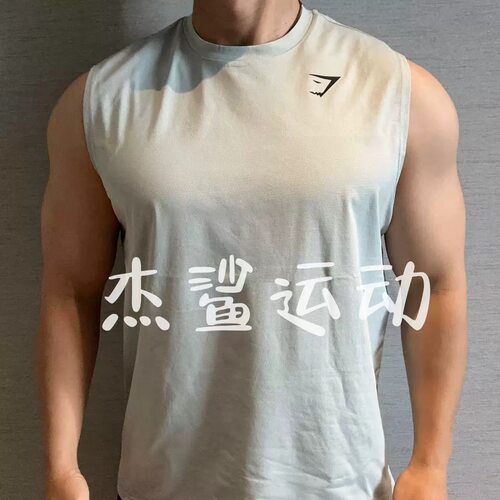 福利必冲Gymshark performance网眼男运动休闲小标速干宽松无袖G5