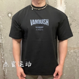 清仓VANQUISH新款VQ HEAVYWEIGHT男士运动休闲弹性圆领宽松短袖