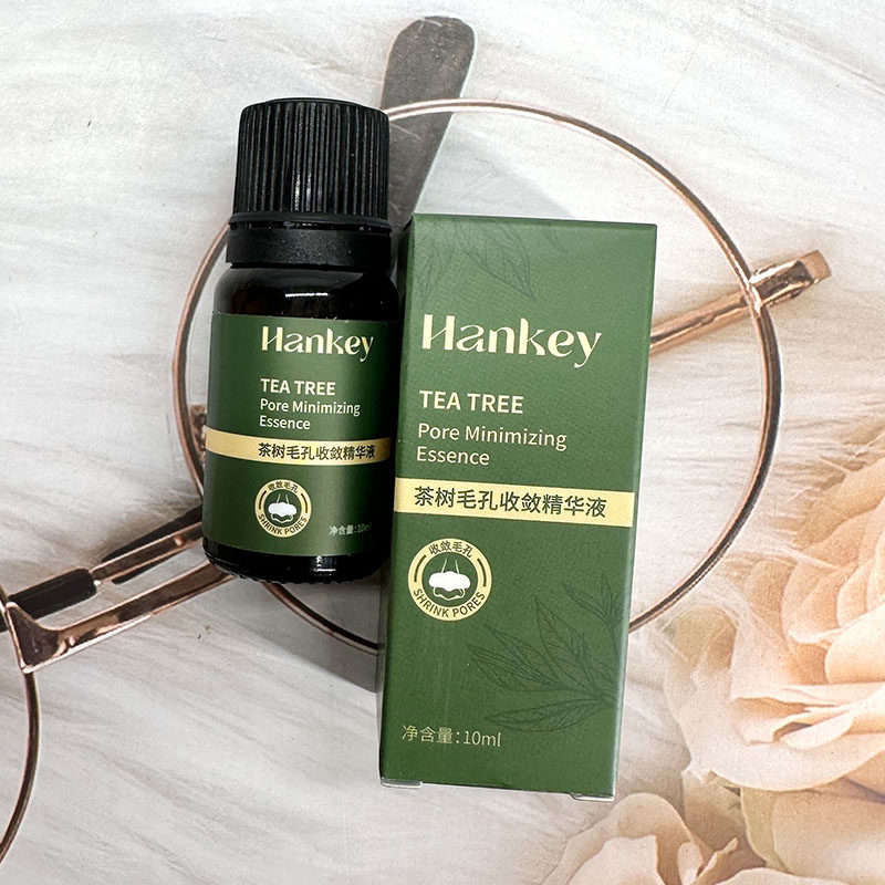 韩纪茶树毛孔收敛精华液收缩毛孔水润修护液态精华水液10ml