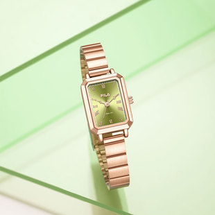 FILA斐乐手表女款 轻奢小众高级感小方表女士送女朋友生日礼物6512