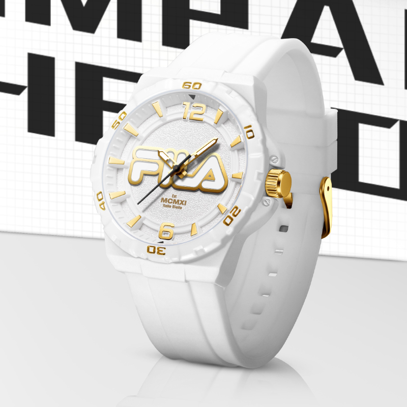 FILA斐乐学生百搭指针硅胶手表