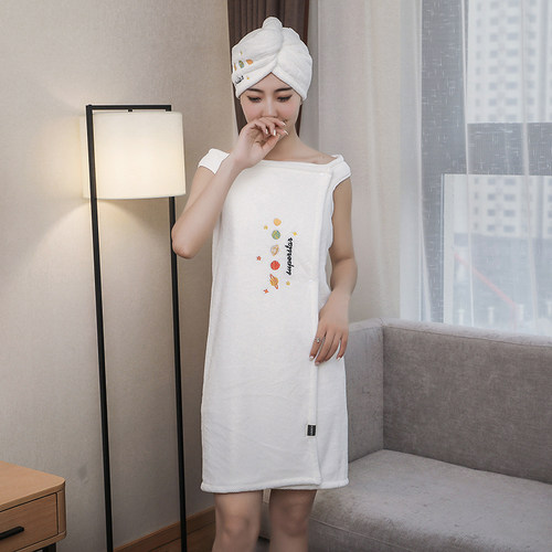 吸水可穿浴巾女吸水速干穿衣式