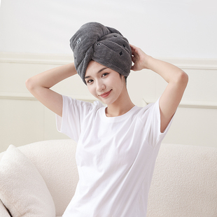 双层加厚干发帽女超强吸水速干发巾擦洗头2026新款浴帽毛巾包头巾