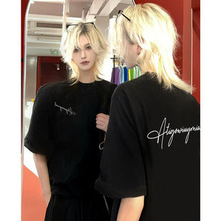 Crying Center男三川一禾吕小虎grinch1928十九秋220g纯棉短袖T恤