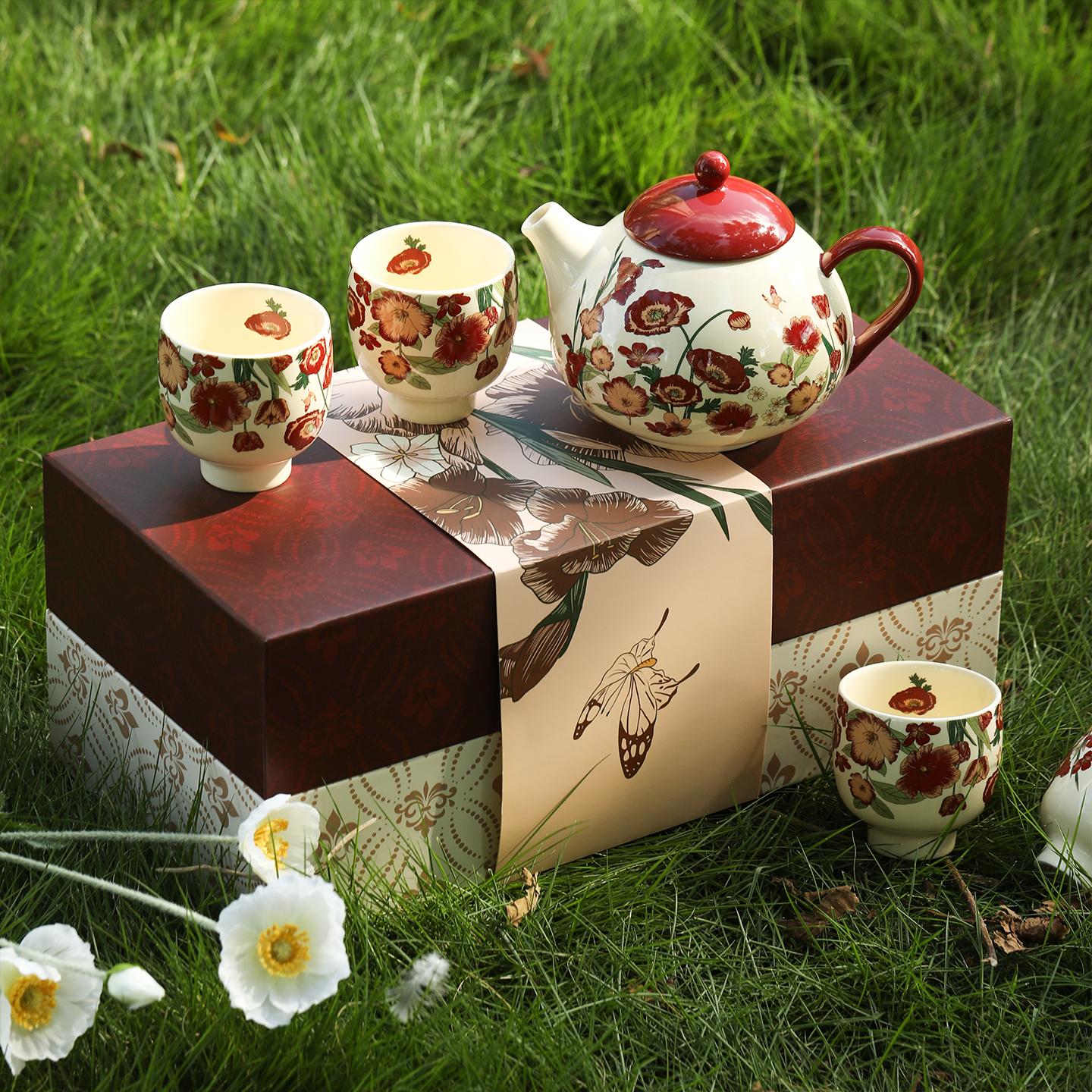 轻奢高颜值陶瓷水杯家用套装