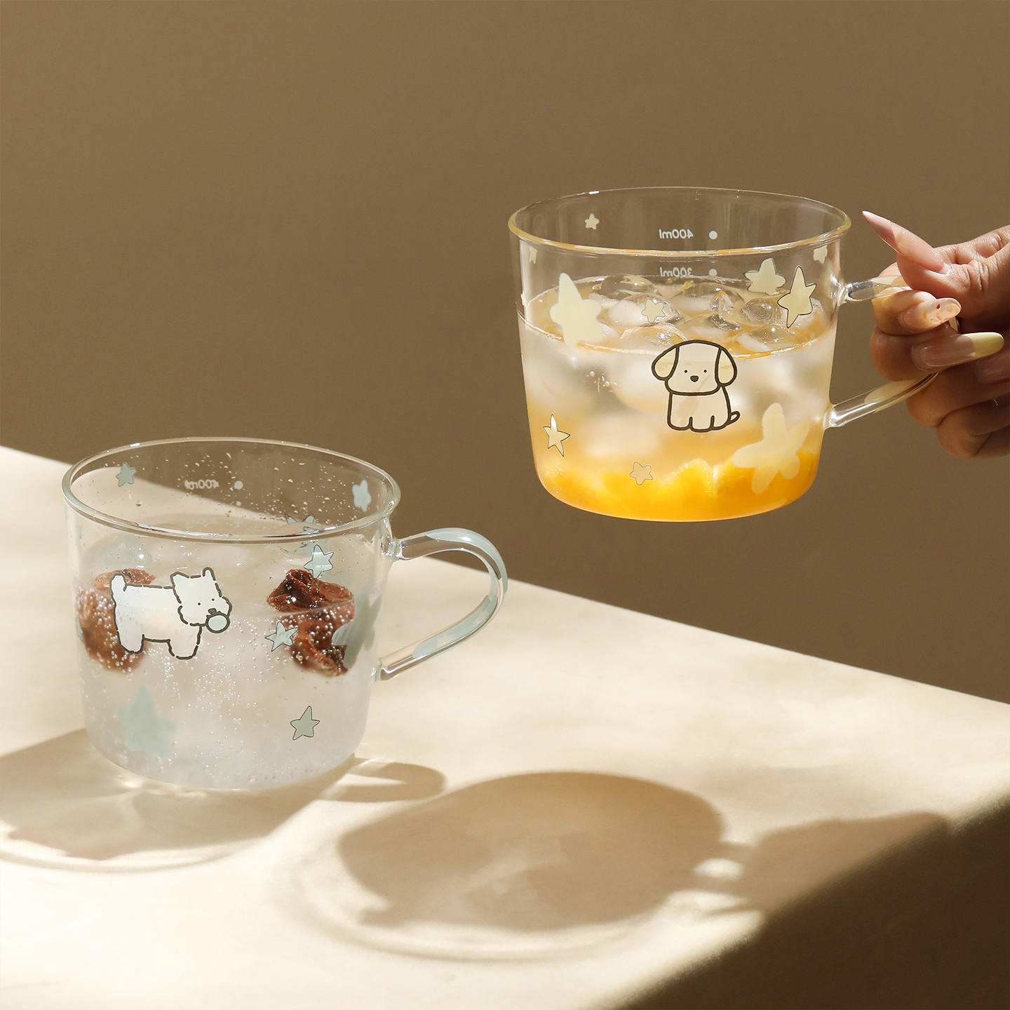 水杯玻璃高硼硅杯子家用耐高温