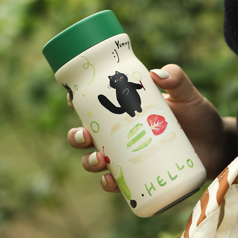 蓝莲花保温杯高颜值食品级316不锈钢便携女生办公室喝水杯子瓶子,餐饮具,保冷/保温杯,淘宝优惠券,粉丝福利购,淘宝优惠卷