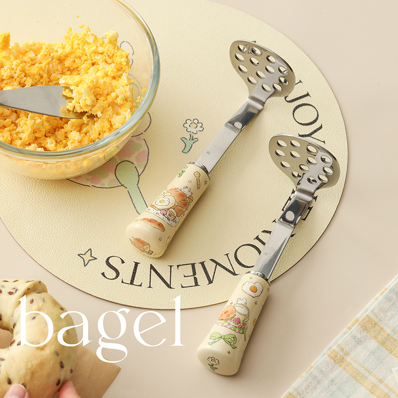 蓝莲花不锈钢剥蒜器压蒜器