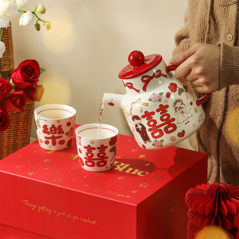 陶瓷水壶茶壶茶杯水具茶具套装