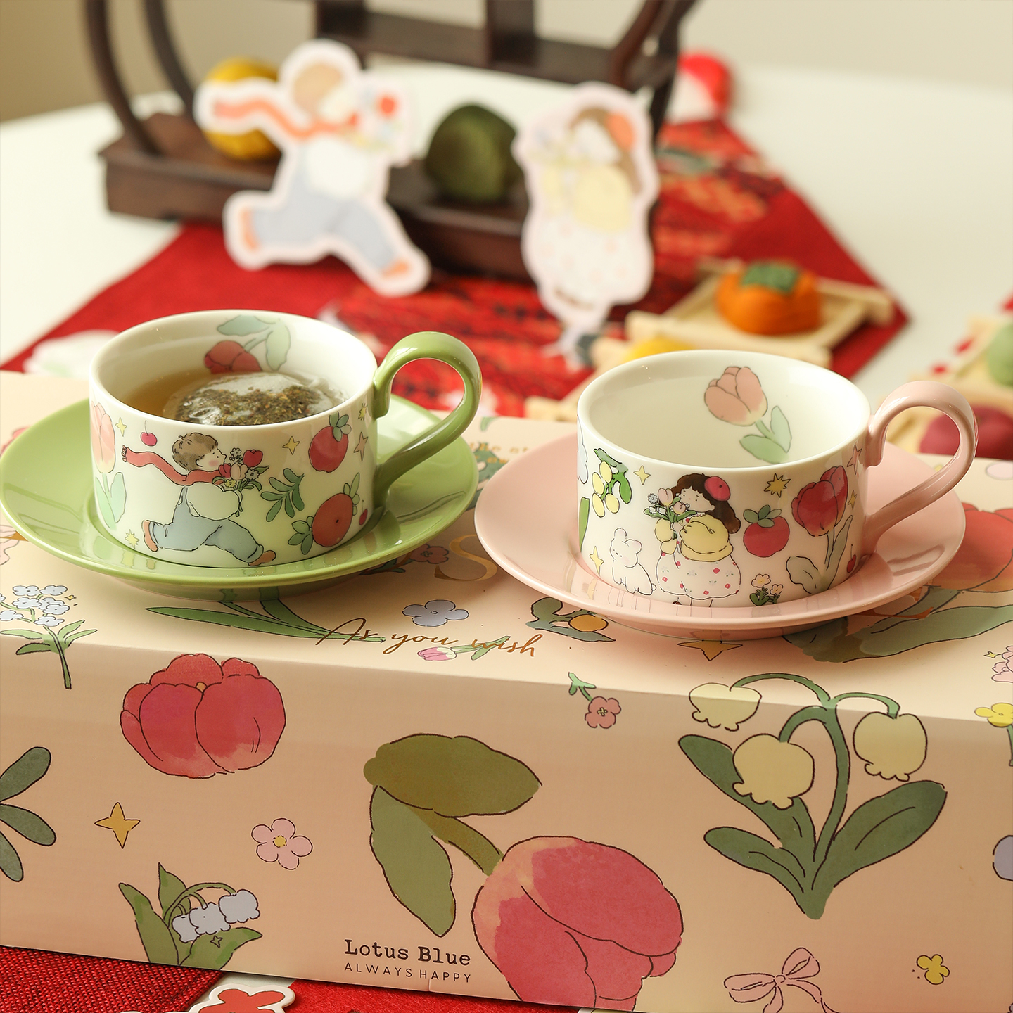 高档实用情侣对杯礼盒