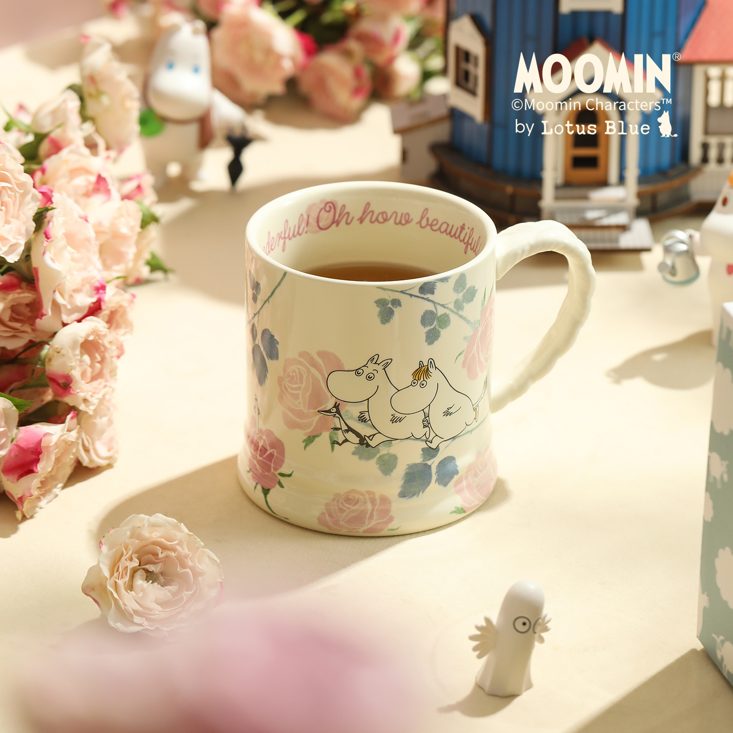 姆明情侣水杯对杯马克杯高颜值